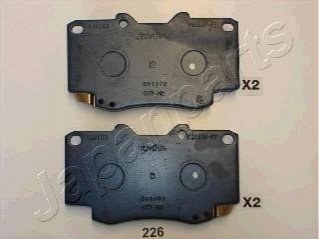 PA-226AF JAPANPARTS JAPANPARTS TOYOTA гальмівні колодки передні Hilux 06-