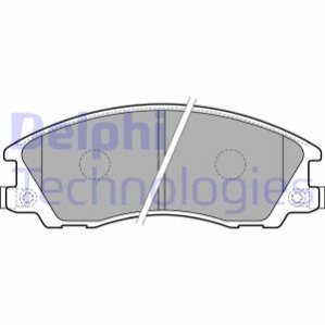 LP1853 Delphi DELPHI HYUNDAI гальмівні колодки дискові Terracan 01-