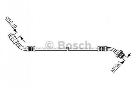 1987481227 BOSCH BOSCH шланг гальм. передн. прав. NISSAN TERRANO -97