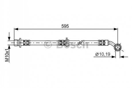 1987481027 BOSCH Шланг гальмівний