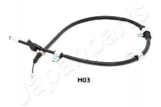 BC-H03 JAPANPARTS JAPANPARTS HYUNDAI трос ручн.гальма лев.Coupe 96-