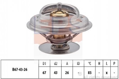 1.880.625S EPS EPS DB термостат (Made in Italy!) Vario, 405-609D