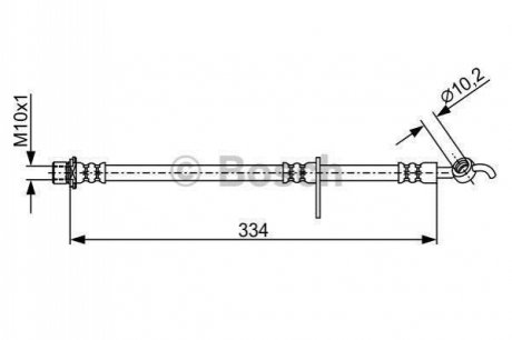 1987481931 BOSCH BOSCH шланг гальм. задн. лів. TOYOTA AURIS -18