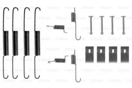 1987475168 BOSCH BOSCH установчий к-кт. гальм. колод. MAZDA 626