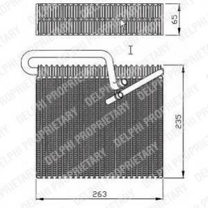 TSP0525148 Delphi DELPHI OPEL випарник кондиционера ASTRA G 04-