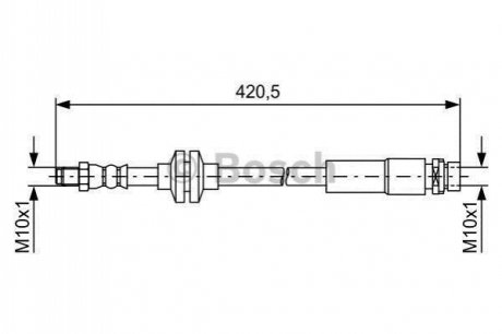 1987481739 BOSCH BOSCH шланг гальм. задн. VOLVO V40 -19