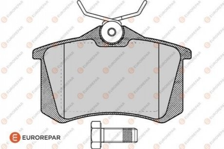 1617250480 Eurorepar EUROREPAR колодки гальмівні 4 шт