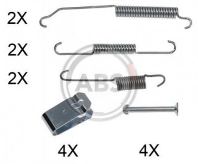 0015Q A.B.S. Ремкомплект гальмiвних колодок