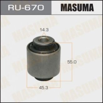 RU670 MASUMA Сайлентблок (RU670) MASUMA