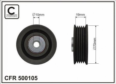 500105 CAFFARO Ролік