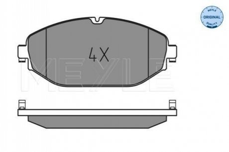 025 220 7619 MEYLE Комплект гальмівних колодок