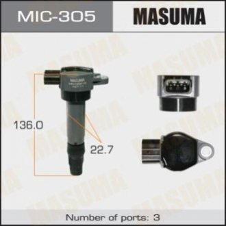 MIC305 MASUMA Катушка зажигания (MIC305) MASUMA