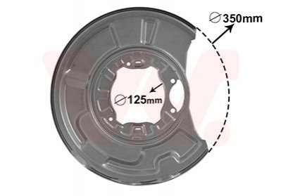 3041374 Van Wezel Захист гальмівного диска