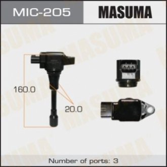 MIC205 MASUMA Катушка зажигания (MIC205) MASUMA