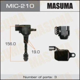 MIC210 MASUMA Катушка зажигания (MIC210) MASUMA