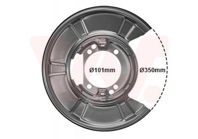 3077371 Van Wezel Захист колодок