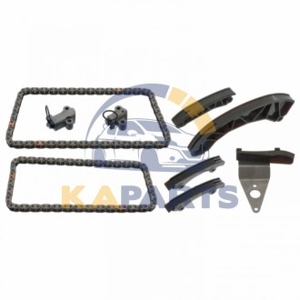49390 FEBI BILSTEIN FEBI HYUNDAI К-кт цепи грм (2 цепи+5 шт. направляючі+ 2 натягувача) Getz,i10/20/30,Matrix,Kia Ceed,Optima,Rio III,Sportage,Venga 1.4/1.7CRDi