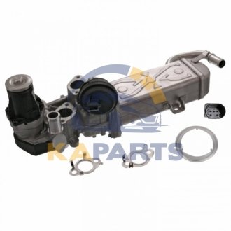 FEBI VW клапан EGR з ущільненням! Audi A3,Q3,Seat,Skoda Octavia II,SuperB,Yeti,Caddy III,IV,Golf VI,Passat 1.6/2.0TDI 170659