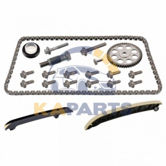 172944 FEBI BILSTEIN FEBI VW К-т ланцюга грм (ланцюг+шестерня+натягувач+2 заспокоювача+сальник+болти) AUDI, SKODA, 1,2TSI/TFSI