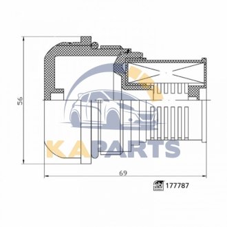 177787 FEBI BILSTEIN FEBI гідро фильтр VW 4-motion