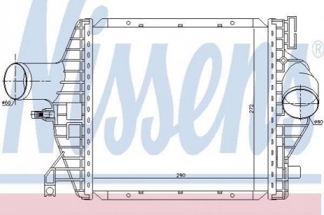 96894 NISSENS Радіатор інтеркулера