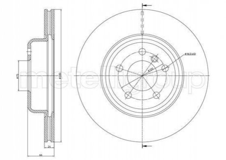 800-1253C CIFAM CIFAM BMW Тормозной диск передн.5 F10 10-