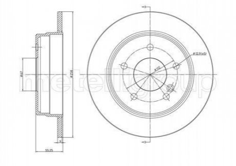 800-315C CIFAM CIFAM DB Диск тормозной задний W202 93-