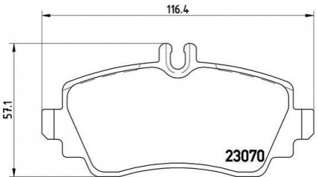 P50 035 BREMBO Гальмівні колодки дискові