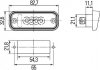 2KA 010 278-011 HELLA Освещение номерного знака (фото 2)