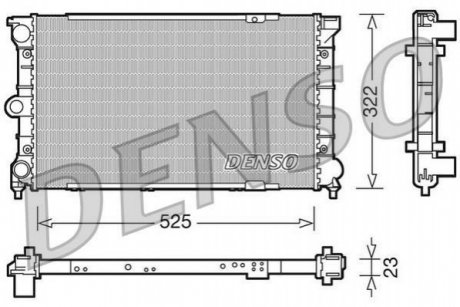 DRM32031 DENSO Радіатор