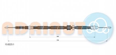 13.0223.1 ADRIAUTO ADRIAUTO FORD трос ручн.гальма Mondeo універсал 01-