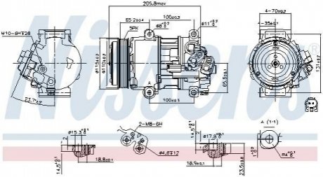 89479 NISSENS Компресор кондиціонера