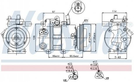 89296 NISSENS Компресор кондиціонера