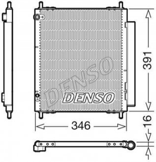 DCN07003 DENSO Конденсер кондиционера