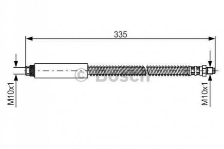 1 987 476 078 BOSCH Шланг гальмівний
