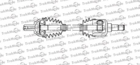 30-1105 Trakmotive TRAKMOTIVE FORD піввісь ліва L=601, 36/23 зуб. C-MAX 1.8 07-10, FOCUS C-MAX 1.8 05-07, FOCUS II 1.8 06-12, VOLVO S40 II 1.6 05-12