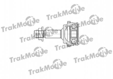 40-0738 Trakmotive TRAKMOTIVE TOYOTA ШРКШ зовнішній з ABS к-кт 24/19 зуб. Yaris 1.5 16V,1.4D 00-, PEUGEOT 107 1.0 05-14, CITROEN C1 1.0 05-14