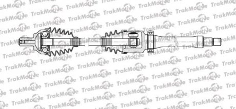 30-1106 Trakmotive TRAKMOTIVE FORD піввісь прав. L=906mm 36/23 зуб. C-MAX 1.8 07-10, FOCUS II 1.8 06-12, VOLVO S40 II 1.6 05-12