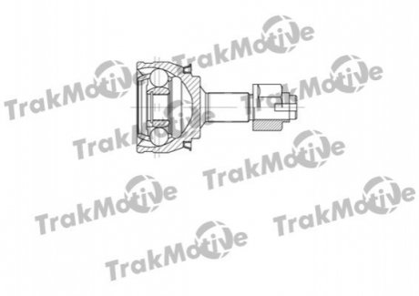 40-0616 Trakmotive TRAKMOTIVE FIAT ШРКШ зовнішній 22/27 зуб. Punto 1,2 03-, Grande Punto 1,2 05-, OPEL Corsa 1,0-1,2 06-