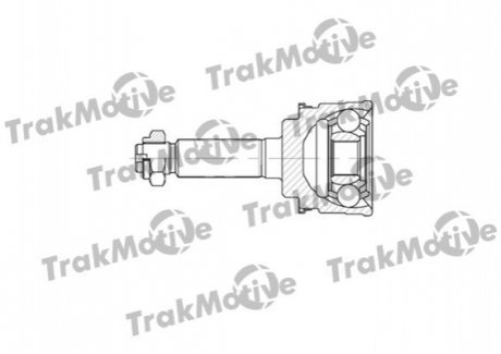 40-0602 Trakmotive TRAKMOTIVE SUZUKI ШРКШ зовнішній к-кт 20/23 зуб. ALTO IV (EF) 1.0 94-98, SWIFT II 1.0 89-01