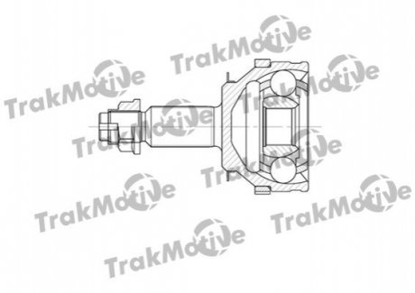 40-0601 Trakmotive TRAKMOTIVE RENAULT ШРКШ зовнішній к-кт з ABS 28/27 зуб. Master II,Opel Movano 2.5/2.8D 98-