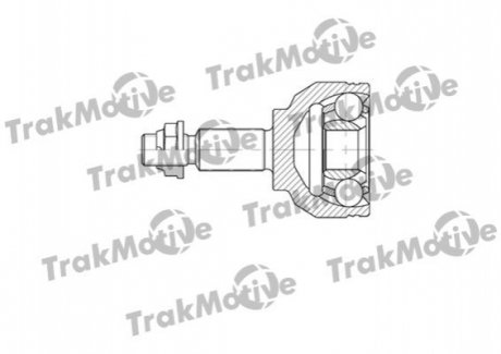 40-0731 Trakmotive TRAKMOTIVE RENAULT ШРКШ зовнішній к-кт 27/35 зуб. Laguna 01-, FIAT GRANDE PUNTO 1.3 D 05-