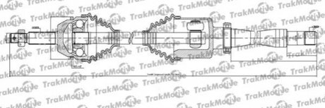 30-1144 Trakmotive TRAKMOTIVE приводний вал. передн. прав. c ABS L=1092,5 FORD Transit 2,2-2,4TDCi 04-