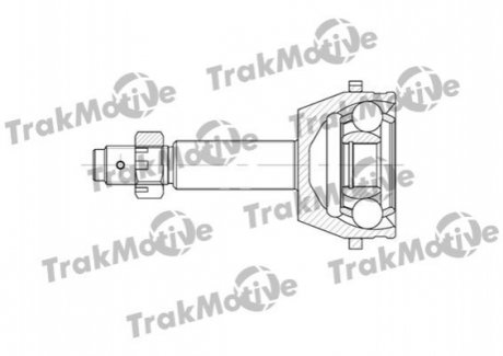 40-0583 Trakmotive TRAKMOTIVE FORD ШРКШ зовнішній к-кт 28/28 зуб. з ABS 48 зуб. TRANSIT 2.2 TDCi 06-14