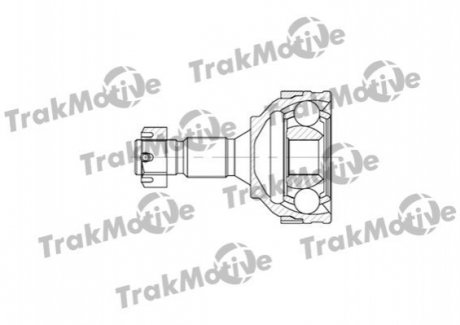 40-0560 Trakmotive TRAKMOTIVE CITROEN ШРКШ зовнішній 25/34 зуб. к-кт Berlingo 1.8,1.9D ABS 29-зуб.