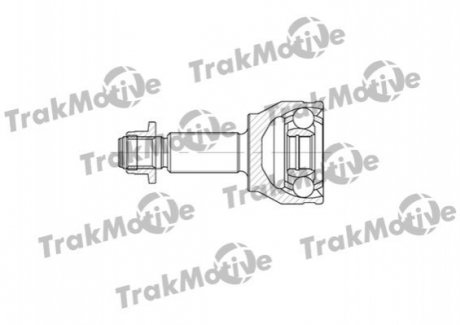 40-0580 Trakmotive TRAKMOTIVE FORD ШРКШ зовнішній к-кт 25/20 зуб. Fiesta,Fusion 1.4TDCi 01-