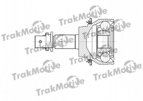 40-0703 Trakmotive TRAKMOTIVE TOYOTA ШРКШ зовнішній 30/30 зуб. Land Cruiser 3,0D 02-