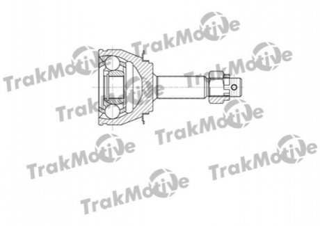 40-0639 Trakmotive TRAKMOTIVE DAEWOO ШРКШ зовнішній к-кт 22/30 зуб. Tico 95-00