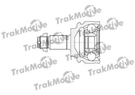 40-0557 Trakmotive TRAKMOTIVE BMW ШРКШ зовнішній к-кт 30/27 зуб.X5 E53