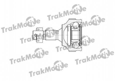 40-0563 Trakmotive TRAKMOTIVE CITROEN ШРУС наружный к-кт с ABS 25/34 зуб.Berlingo 1.4i/1.6HDI,Peugeot 308 07-